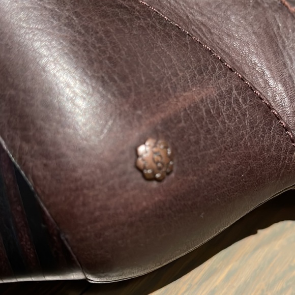 Ugg Australia Savoie Brown Leather Fold Down Platform Heeled Boots size 7 - Picture 8 of 9